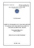 Tóm tắt luận án Tiến sĩ Sinh học: Nghiên cứu thành phần loài và đặc trưng phân bố của giáp xác nước ngọt (crustacea) ở khu vực vườn quốc gia Phong Nha - Kẻ Bàng