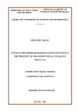 Dissertation Summary: Study on the biodegradability of Polyetylene in the presence of transition metal stearates (Mn, Fe, Co)