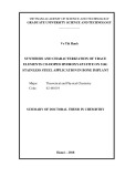 Summary of Doctoral thesis in Chemistry: Synthesis and characterization of trace elements co-doped Hydroxyapatite on 316L stainless steel application in bone implant