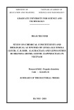 Summary of the Doctoral thesis: Study on chemical constituents and biological activities of litsea glutinosa (lour). C. B. Rob. (lauraceae) and lepisanthes rubiginosa (roxb.) Leenh. (sapindaceae) in Viet Nam