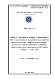 Luận án Tiến sĩ Hóa học: Nghiên cứu thành phần hóa học và hoạt tính gây độc tế bào của 3 loài ngoại mộc tái (allophylus livescens gagnep.), cày ri ta Hạ Long (chirita halongensis kiew& t.h.nguyen) và An Điền lá thông [oldenlandia pinifolia (wall. ex g.don) kuntze] của Việt Nam