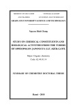 Summary Of Chemistry Doctoral Thesis: Study on chemical constituents and biological activities from the tubers of Ophiopogon Japonicus (L.F.) KER-GAWL