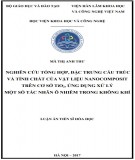 Luận án Tiến sĩ Hóa học: Nghiên cứu tổng hợp, đặc trưng cấu trúc và tính chất của vật liệu Nanocomposit trên cơ sở TiO2 ứng dụng xử lý một số tác nhân ô nhiễm trong không khí