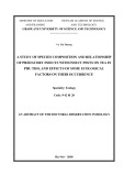 Summary of doctoral thesis Biology: Study on the composition and relationship of insects that feed on insects on tea plants in Phu Tho and the influence of some ecological factors on them