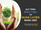 Quy trình đào tạo và huấn luyện nhân viên
