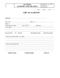 Mẫu Giấy xin nghỉ phép
