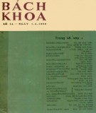 Tạp chí Bách Khoa - Số 54: Phần 2