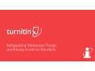 Bài giảng Turnitin bảo vệ luận văn tiếng Việt và nâng cao tiêu chuẩn học tập