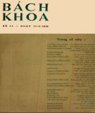 Tạp chí Bách Khoa - Số 65: Phần 1