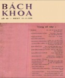 Tạp chí Bách Khoa - Số 69: Phần 1