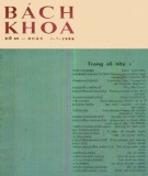 Tạp chí Bách Khoa - Số 60: Phần 2