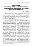 Đào tạo nghề giải pháp quan trọng tạo nguồn nhân lực chất lượng cao cho vùng dân tộc thiểu số trong giai đoạn hiện nay