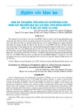 Đánh giá ảnh hưởng của interferon alpha đến đáp ứng miễn dịch của lợn được tiêm kháng nguyên GP5 tái tổ hợp của virus tai xanh