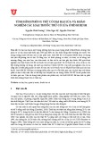 Tình hình phòng trừ cỏ dại hại lúa và khảo nghiệm các loại thuốc trừ cỏ lúa ở Bình Định