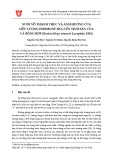 Nuôi vỗ thành thục và ảnh hưởng của liều lượng hormone HCG lên sinh sản của cá bống bớp (Bostrichthys sinensis Lacepède, 1801)