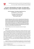 Đa dạng thành phần loài thực vật phân bố ở đồi Hồng, thành phố Phan Thiết, tỉnh Bình Thuận