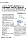 Nghiên cứu, đánh giá hiệu quả các phương pháp điều khiển bộ khôi phục điện áp động (DVR) để bù lồi lõm điện áp ngắn hạn trong lưới điện phân phối