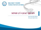 Bài giảng Sinh lý giác quan