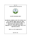 Khóa luận tốt nghiệp dược sĩ: Đánh giá thông tin về tương tác của thuốc điều trị ung thư sử dụng tại Viện Huyết học và Truyền máu Trung ương trong các cơ sở dữ liệu tra cứu thường dùng