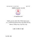 Luận án tiến sĩ Y học: Nghiên cứu tần suất, đặc điểm thalassemia và các bệnh hemoglobin trong cộng đồng dân tộc Khmer ở đồng bằng sông Cửu Long