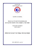 Tóm tắt Luận văn thạc sĩ Luật học: Pháp luật về góp vốn kinh doanh bằng quyền sở hữu công nghiệp là nhãn hiệu