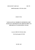 Luận án tiến sĩ  Y tế công cộng: Đánh giá kết quả thí điểm sửa đổi phương thức thanh toán chi phí khám chữa bệnh bảo hiểm y tế theo định suất tại Khánh Hòa năm 2014