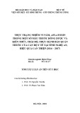 Tóm tắt Luận án tiến sĩ Y học: Thực trạng nhiễm vi nấm, Aflatoxin trong một số mẫu thuốc đông dược và kiến thức, thái độ, thực hành bảo quản thuốc của cán bộ y tế tại tỉnh Nghệ An, hiệu quả can thiệp (2016 – 2017)
