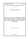 Luận án tiến sĩ Y học: Nghiên cứu một số đặc điểm dịch tễ nhiễm sán lá nhỏ và hiệu quả can thiệp tại một số điểm thuộc tỉnh Bắc Giang và Bình Định, năm 2016 - 2017