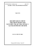 Luận án tiến sĩ Y học: Đột biến kháng thuốc trên bệnh nhi HIV/AIDS đang điều trị ARV phác đồ bậc 1 tại thành phố Hồ Chí Minh