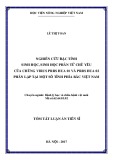 Tóm tắt Luận án tiến sĩ: Nghiên cứu đặc tính sinh học, sinh học phân tử chủ yếu của chủng virus PRRS HUA 01 và PRRS HUA 02 phân lập tại một số tỉnh phía Bắc Việt Nam