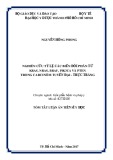 Tóm tắt Luận án tiến sĩ Y học: Nghiên cứu tỉ lệ các biến đổi phân tử KRAS, NRAS, BRAF,PIK3CA và PTEN trong carcinôm tuyến đại - trực tràng