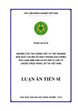Luận án tiến sĩ: Nghiên cứu tạo giống gốc và thử nghiệm sản xuất vacxin vô hoạt phòng hội chứng rối loạn sinh sản và hô hấp ở lợn từ chủng virus phân lập tại Việt Nam