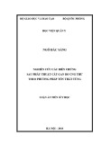 Luận án tiến sĩ Y học: Nghiên cứu các biến chứng sau phẫu thuật cắt gan do ung thư theo phương pháp Tôn Thất Tùng