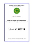 Luận án tiến sĩ Nông nghiệp: Nghiên cứu sử dụng chế phẩm nguồn gốc thảo dược phòng và trị bệnh viêm tử cung bò sữa