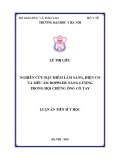Luận án tiến sĩ Y học: Nghiên cứu đặc điểm lâm sàng, điện cơ và siêu âm Doppler năng lượng trong hội chứng ống cổ tay
