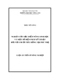 Luận án tiến sĩ Nông nghiệp: Nghiên cứu đặc điểm nông sinh học và một số biện pháp kỹ thuật đối với chuối Tiêu hồng tại tỉnh Phú Thọ