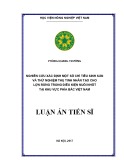 Luận án tiến sĩ Nông nghiệp: Nghiên cứu xác định một số chỉ tiêu sinh sản và thử nghiệm thụ tinh nhân tạo cho lợn Rừng trong điều kiện nuôi nhốt tại khu vực phía Bắc Việt Nam