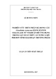 Luận án tiến sĩ Kỹ thuật: Nghiên cứu thủy phân bã rong câu (Gracilaria verrucosa) bằng enzyme cellulase từ vi khuẩn để ứng dụng trong sản xuất thức ăn nuôi cá rô phi đơn tính giai đoạn thương phẩm