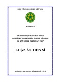 Luận án tiến sĩ: Đánh giá hiện trạng suy thoái cam sành trồng tại Bắc Quang, Hà Giang và một số giải pháp khắc phục