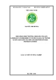 Luận án tiến sĩ Nông nghiệp: Khả năng sinh trưởng, sinh sản của lợn LANDRACE X (YORKSHIRE X VCN-MS15) qua các thế hệ và sức sản xuất của đời con khi phối với đực Pietrain X Duroc