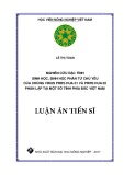 Luận án tiến sĩ: Nghiên cứu đặc tính sinh học, sinh học phân tử chủ yếu của chủng virus PRRS HUA 01 và PRRS HUA 02 phân lập tại một số tỉnh phía Bắc Việt Nam