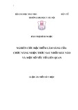 Luận án tiến sĩ Y học: Nghiên cứu đặc điểm lâm sàng của chức năng nhận thức sau nhồi máu não và một số yếu tố liên quan