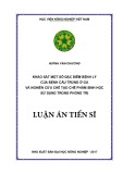 Luận án tiến sĩ: Khảo sát một số đặc điểm bệnh lý của bệnh cầu trùng ở gà và nghiên cứu chế tạo chế phẩm sinh học sử dụng trong phòng trị