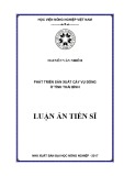 Luận án tiến sĩ Kinh tế nông nghiệp: Phát triển sản xuất cây vụ đông ở tỉnh Thái Bình