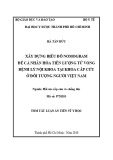 Tóm tắt Luận án tiến sĩ Y học: Xây dựng biểu đồ nomogram để cá nhân hóa tiên lượng tử vong bệnh lý nội khoa tại khoa cấp cứu ở đối tượng người Việt Nam