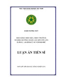 Luận án tiến sĩ Nông nghiệp: Khả năng sinh sản, sinh trưởng và định hướng chọn lọc đối với lợn Duroc, Landrace và Yorkshire