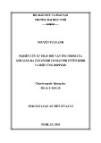 Tóm tắt Luận án tiến sĩ Vật lí: Nghiên cứu sự thay đổi vận tốc nhóm của ánh sáng đa tần số khi có mặt phi tuyến Kerr và hiệu ứng Doppler