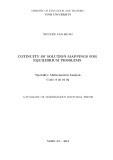 A summary of mathematics doctoral thesis: Cotinuity of solution mappings for equilibrium problems