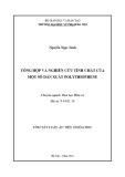 Tóm tắt Luận án tiến sĩ Hóa học: Tổng hợp và nghiên cứu tính chất của một số dẫn xuất polythiophene