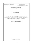 Luận án tiến sĩ Sinh học: Nghiên cứu một số đặc điểm sinh học cá song vua Epinephelus Lanceolatus (Bloch, 1790) ở giai đoạn phát triển ban đầu (phôi, ấu trùng và cá hương)